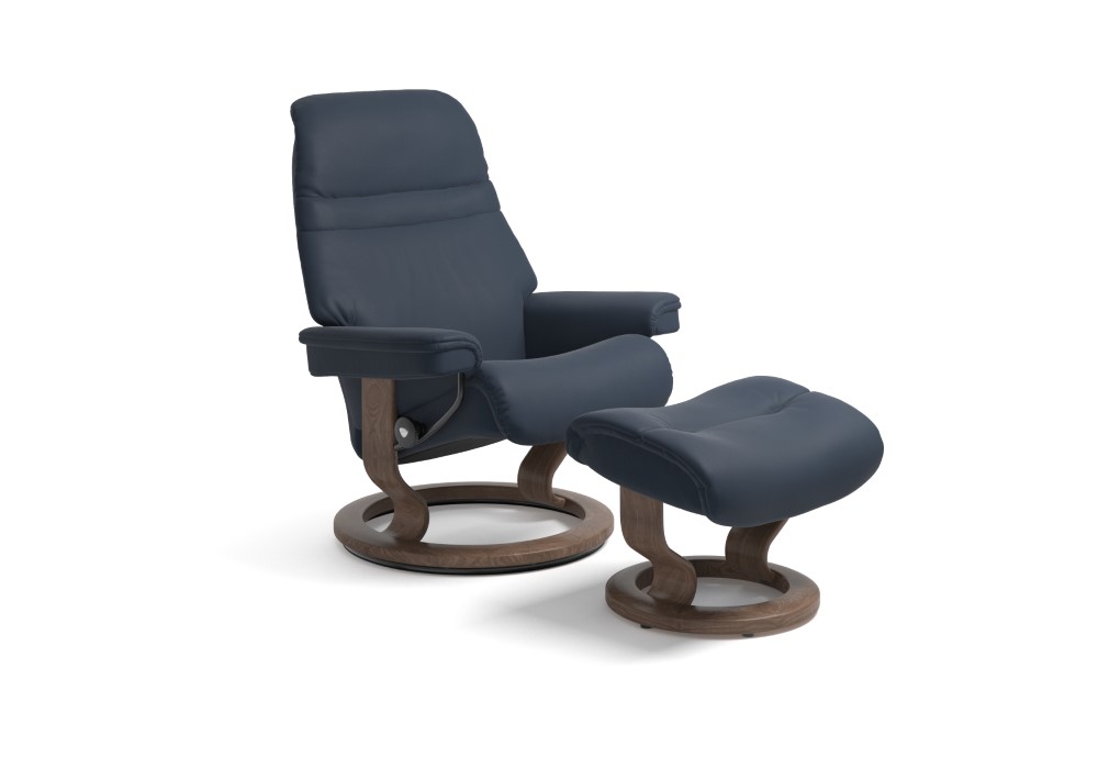 Productafbeelding van Stressless fauteuil + hocker Sunrise Classic (setprijs)