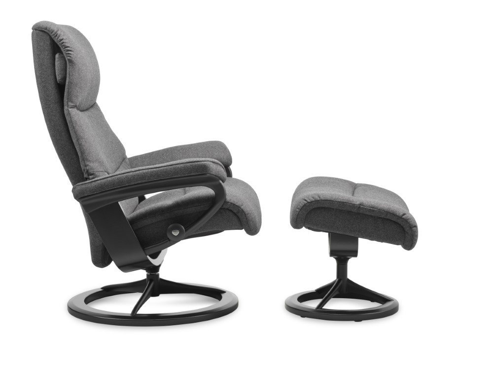 Stressless relaxfuateuil + hocker View Signature M