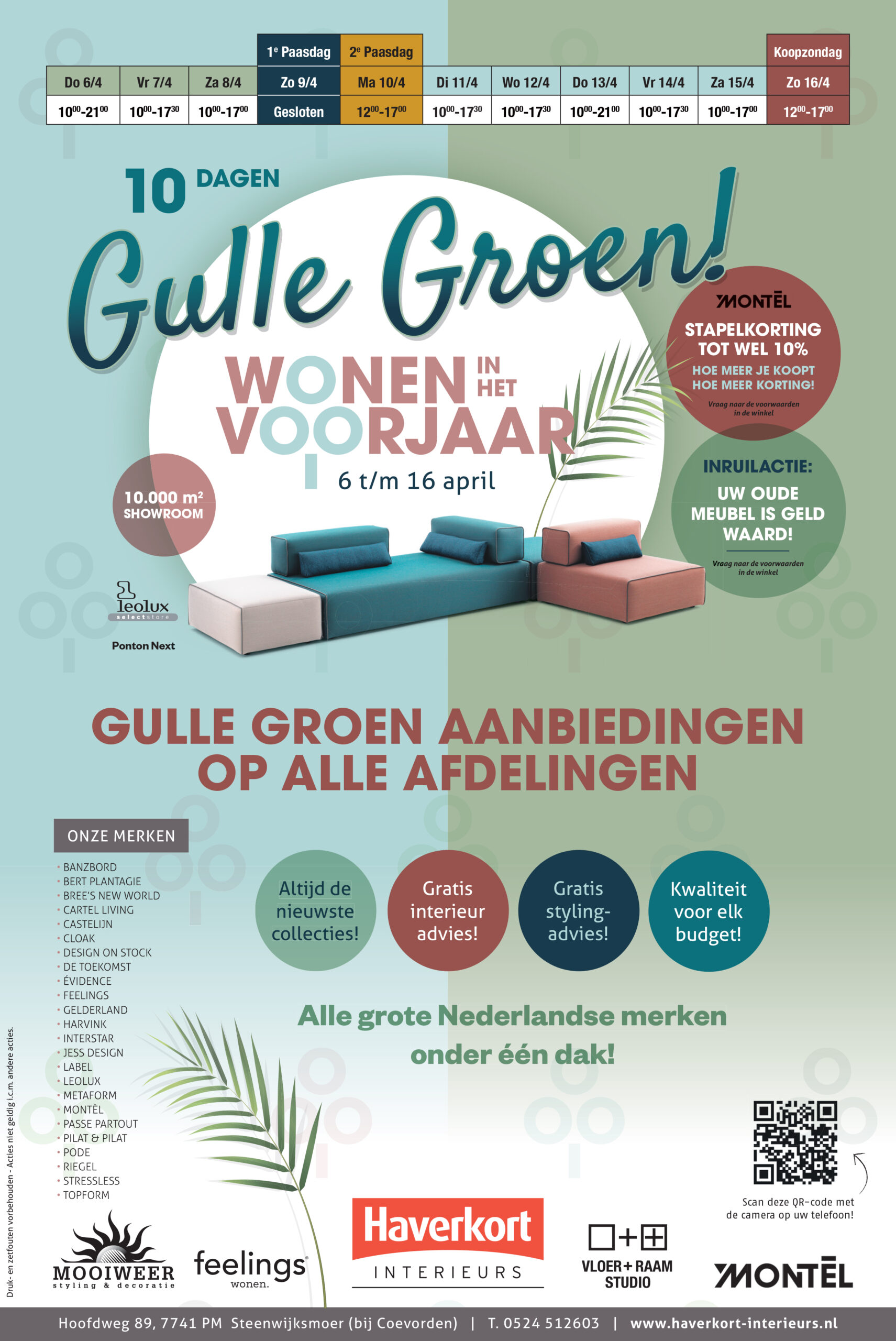 Advertentie Gulle Groen