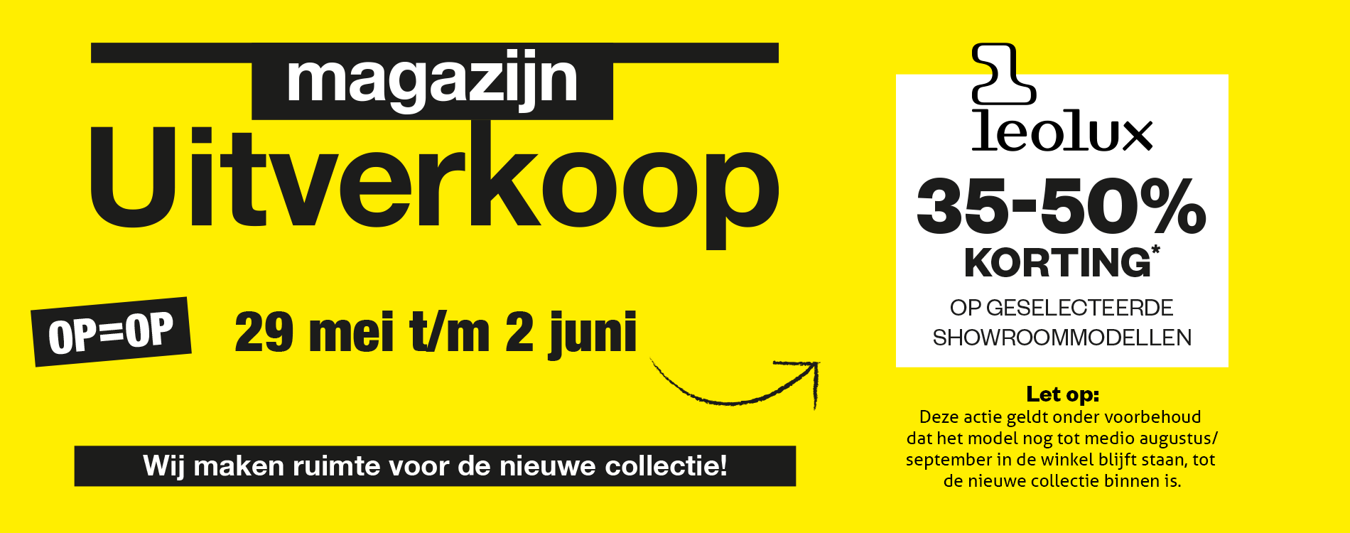 HAVERKORT HEADER Leolux Magazijn Uitverkoop 1900x750 250522